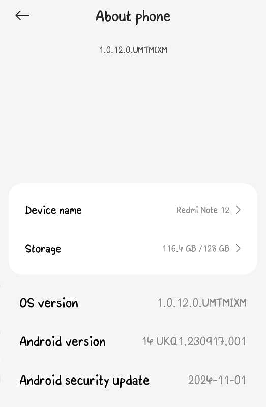 Redmi Note 12 7