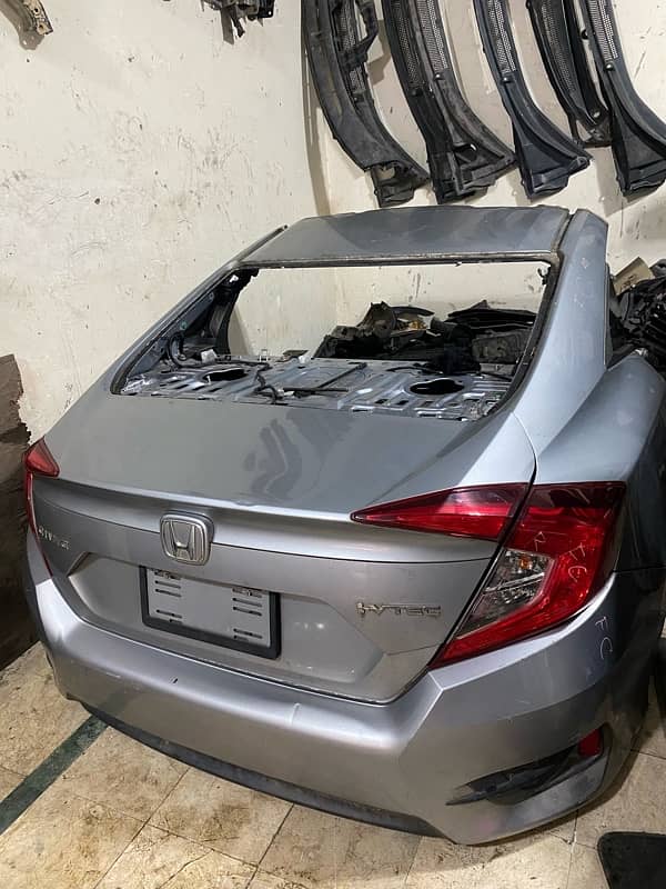 Honda civic back cut 0