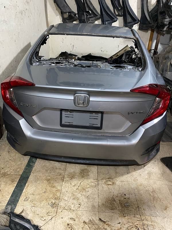 Honda civic back cut 3