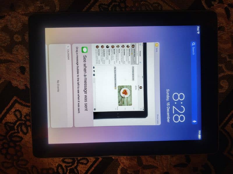 Apple 4th Generation Tab for sale with Box And charge 2