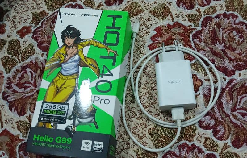 Infinix hot 40 pro Dba pak Condition 5