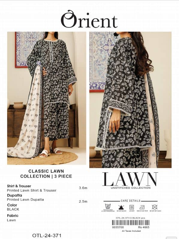 orient lawn collection 100 oraginal stoke available o 0