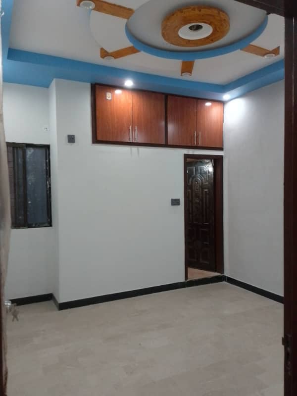 Brand New ground plus one house available for sale in north Karachi 4