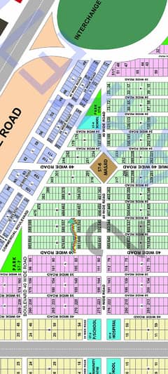 Lease Map Approve 120 Sq Yd Plot Sale In Saadi Garden Block 2 Scheme 33 Karachi (40 Feet Road)