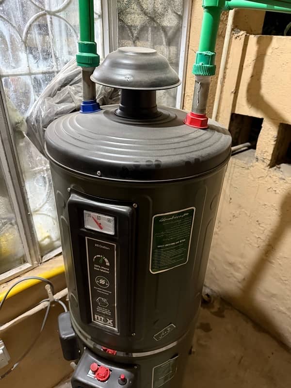 gyser 25 gallon electric + gas 5