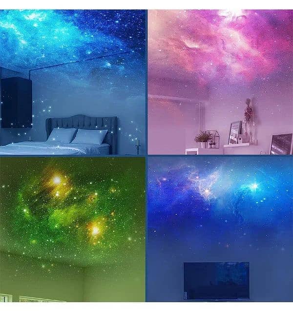 Star Projector Galaxy Night Light Astronaut Space Projector Starry 5