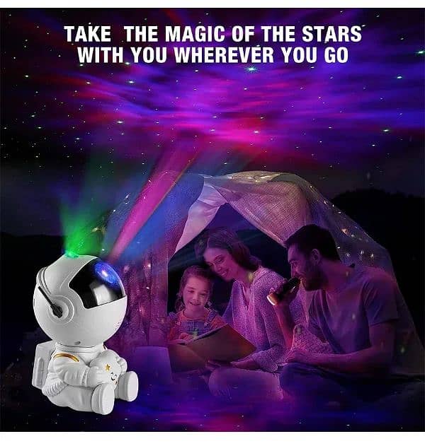 Star Projector Galaxy Night Light Astronaut Space Projector Starry 13