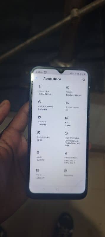 Realme C11 /2Gb Ram 32 Gb Memory 10/10 condition 2