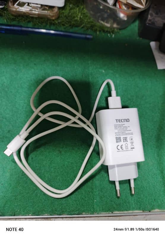 Tecno common 30c original adabter plus cable 2