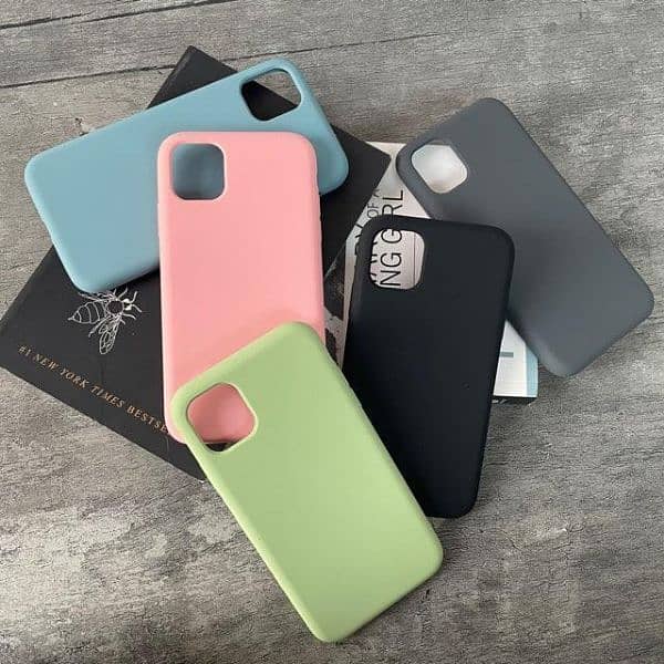 Multi Colour Silicon Mobile cover for Iphone 2