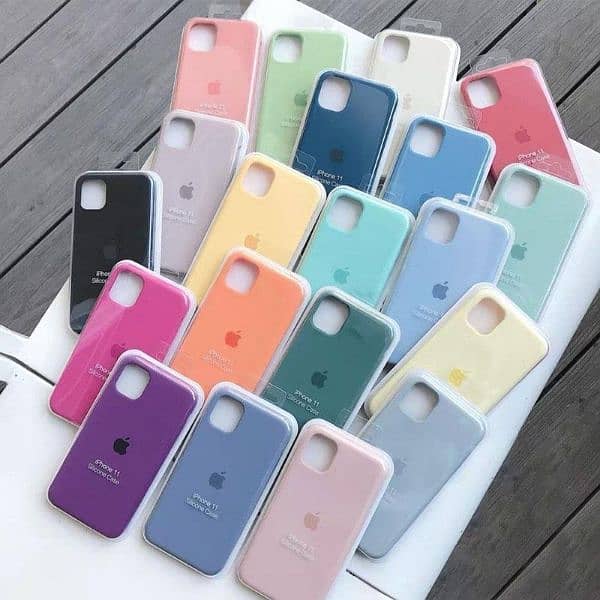 Multi Colour Silicon Mobile cover for Iphone 3