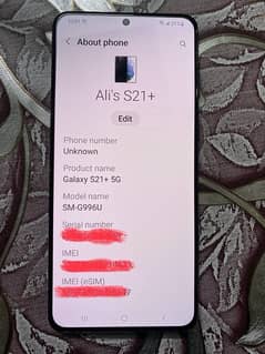 samsung s21 plus 128GB