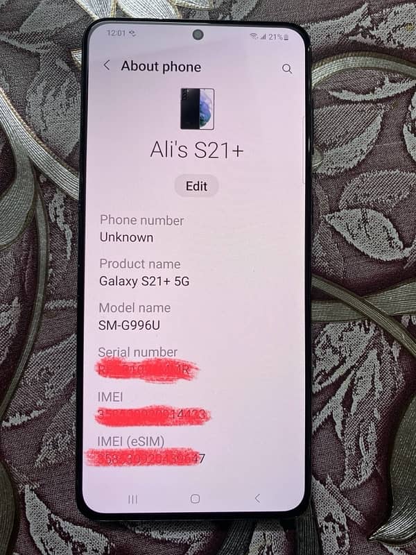 samsung s21 plus 128GB 0