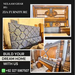 Bed Set/King size Bed/ Double Bed/Dressingle/Side Tables/Furniture