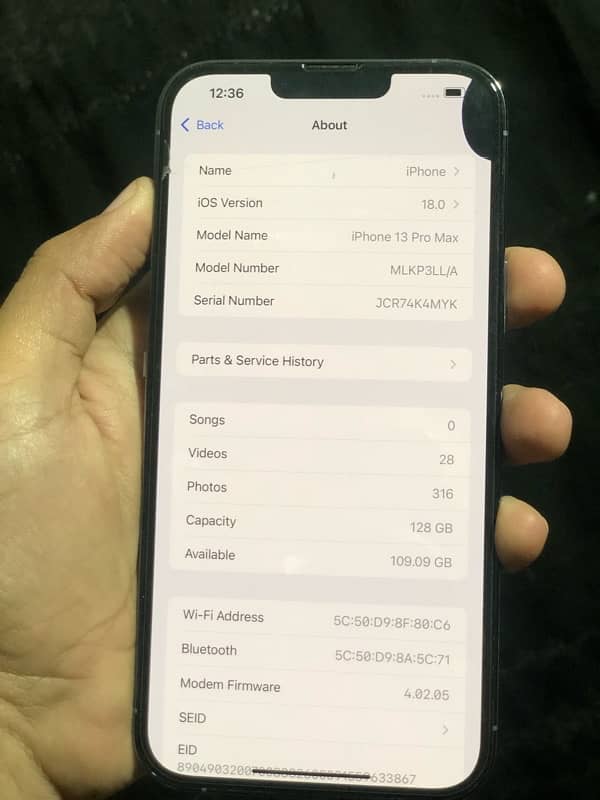 iPhone 13 Pro Max Factory unlock non Pta 128GB With Box 5