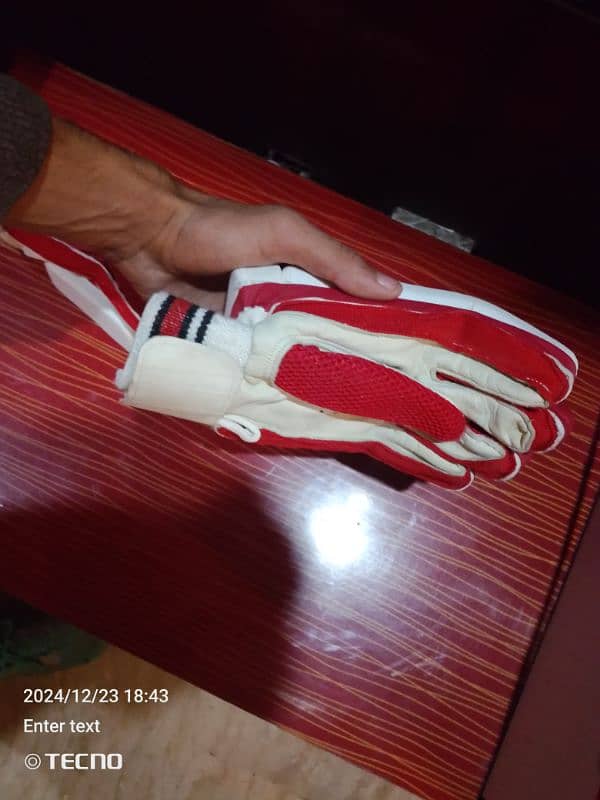 Batting gloves for right hand batsman for RS:2500 3