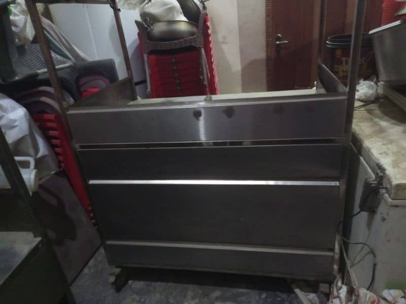 shawarma counter urgent sale in cheap price 0