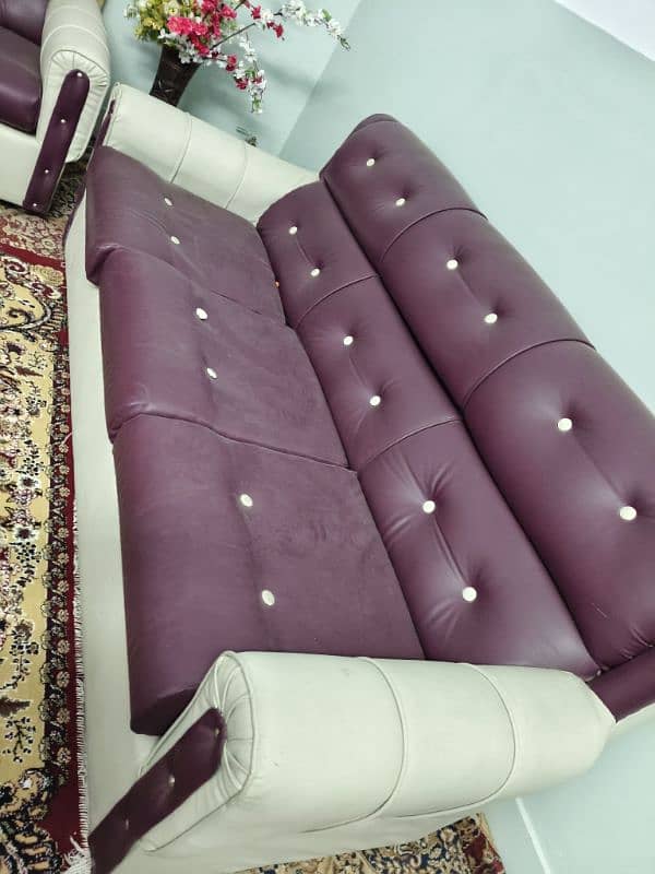 5 Seater Leather Sofa Set 1