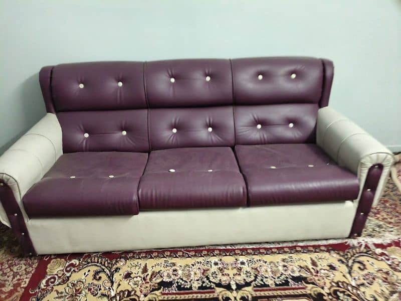 5 Seater Leather Sofa Set 4