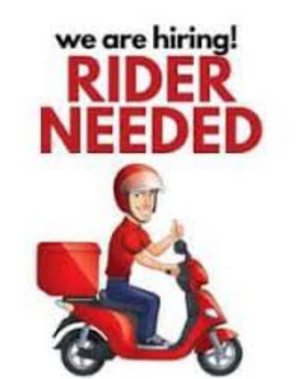 hardworker Rider required for Milk deliveries 0