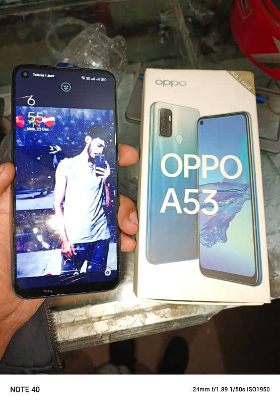 OPPO A 53 4GB 64 GB panel break hy working ok hy 3