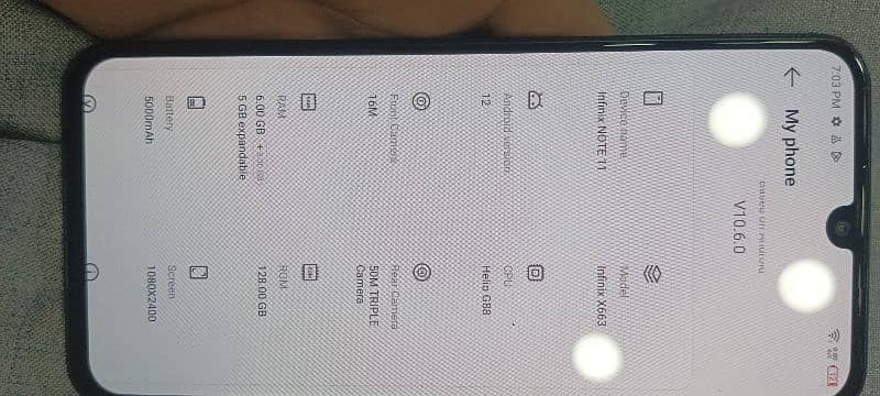 Infinix note 11 PTA approved 7