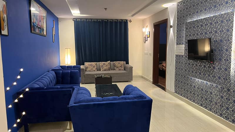 daily basis two basis aperment available for a rent in gulbreg greenas islamabad 5