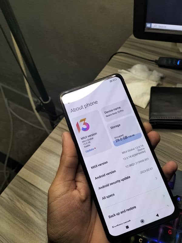 Redmi note 10 pro 10/10 condition just 30k minor ishhu 0