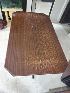 WOODEN DINNING TABLE