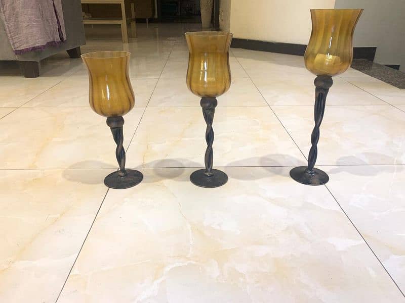 Candle Stand set of 3 0