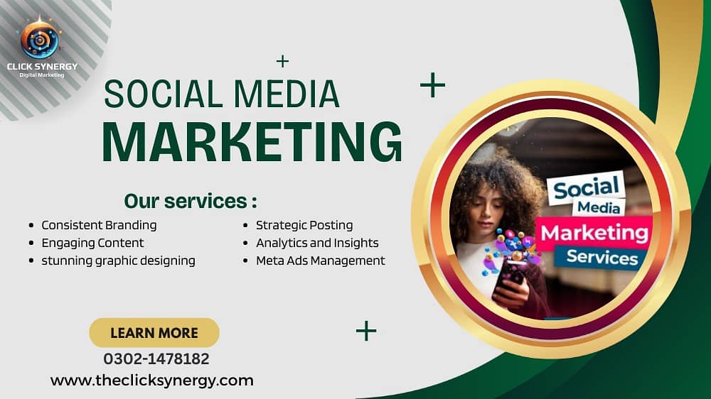 Social Media Marketing Services, SEO Services, Graphic Design Services 1