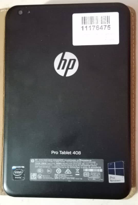 HP pro 408 Windows Tablet with cover 0