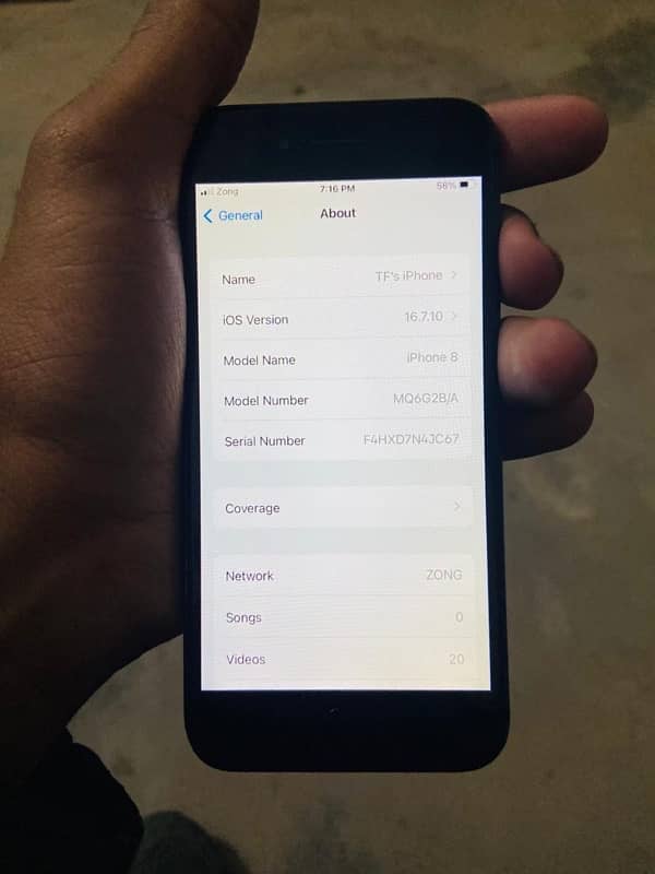 iPhone 64 gb panel  batery change back carack 1