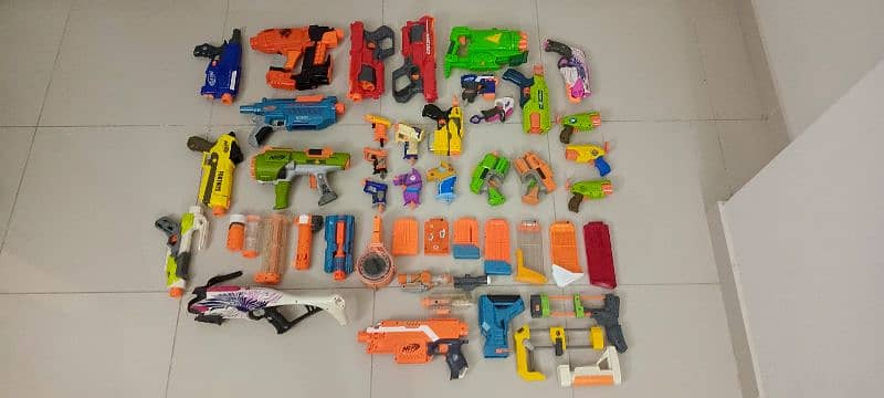 all kinds of Nerf Guns available, inbox for prices of each gun 1