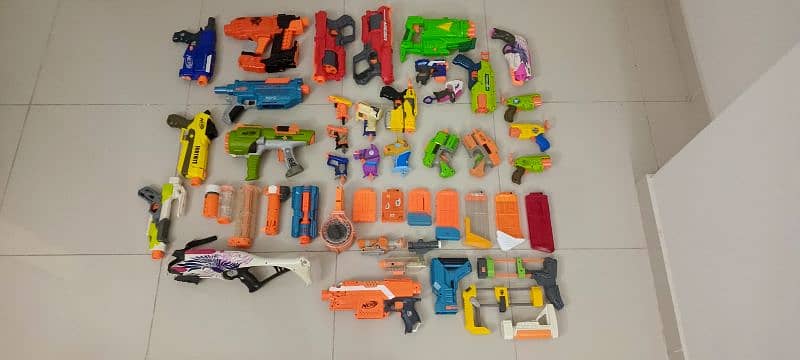 all kinds of Nerf Guns available, inbox for prices of each gun 2