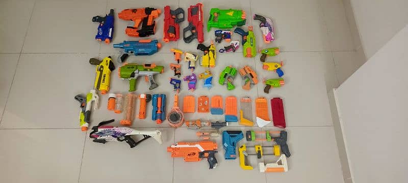 all kinds of Nerf Guns available, inbox for prices of each gun 3