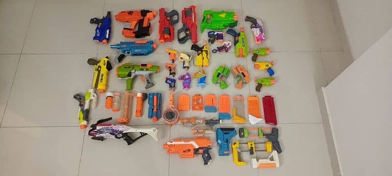 all kinds of Nerf Guns available, inbox for prices of each gun 4