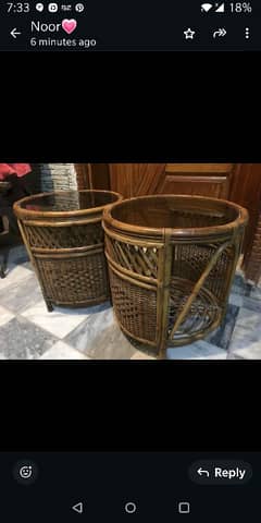 Small 2 cane tables