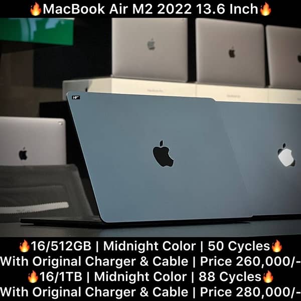 Macbook Air M2 1TB 512GB 16GB 13.6 inch 2022 Mid Night Color 0