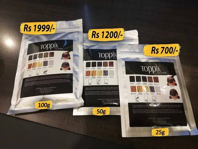 Imported Toppik Refill Bags 100g,50g | Sevich,Caboki,Olivia,Amrij,Dexe 1