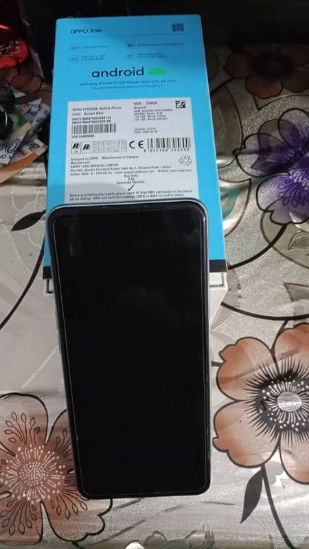 oppo A96 neet and clean pice with box and charger 0