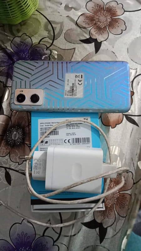 oppo A96 neet and clean pice with box and charger 1