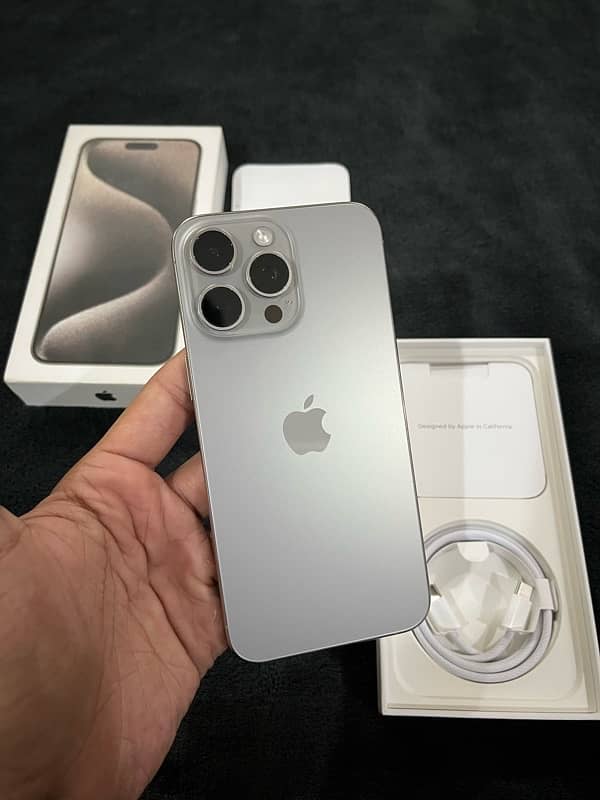 IPhone 15 Pro Max 256GB Pta Approved 0