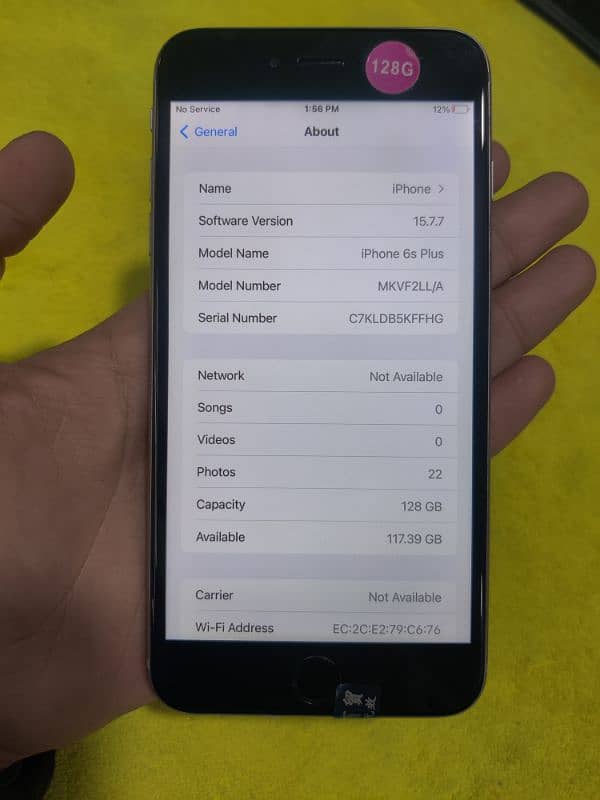 iphone 6s plus 128 Gb non pta 2