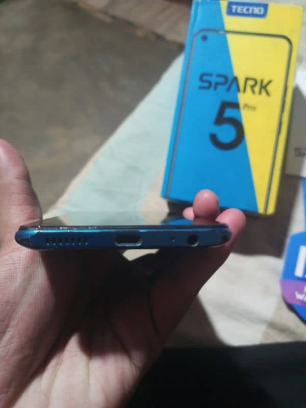 Tecno spark 5pro with box 5