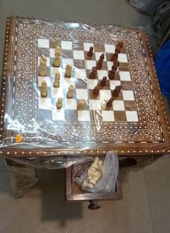 Pure Sheesham Wood Chess Table