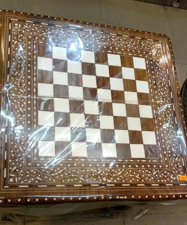 Pure Sheesham Wood Chess Table 3