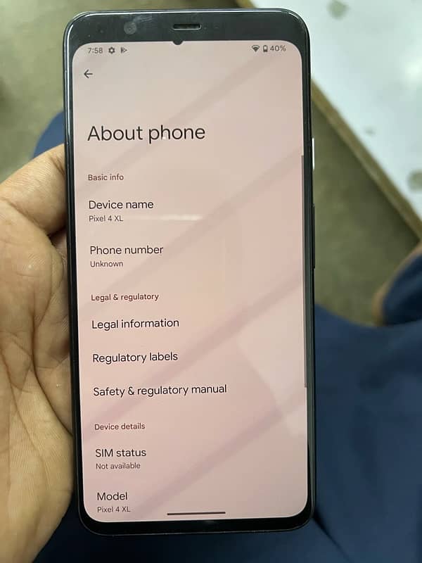 GOOGLE PIXEL 4XL 6/64 NON PTA 10/09 CONDITION 7