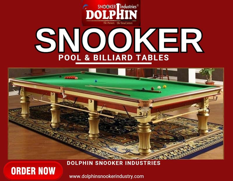 DOLPHIN SNOOKER\POOL\BILLIARD\TABLE\CUES\ACCESSORIES\INDOOR GAMES 0