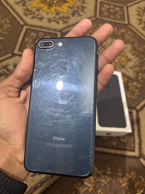 iPhone 7plus 128 gb pta approved contact no /03248439521/ 0